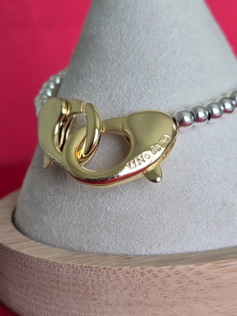 Uno de 50 Bracelet • LIBERTY • Silver/Gold plated • Size M • New model 2026